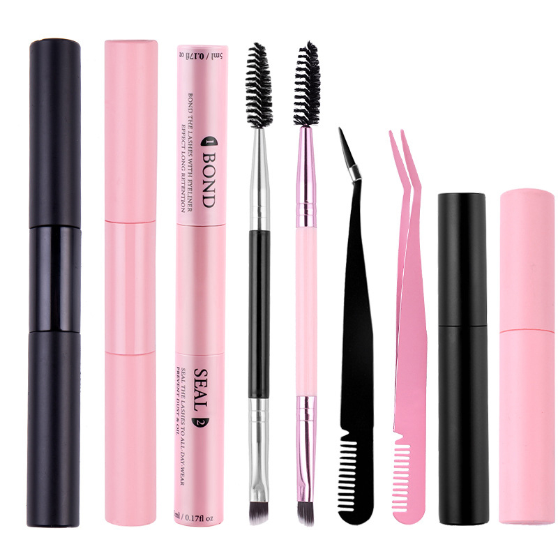 Waterproof Mascara Wand - Colle et Scellant Double Embout pour